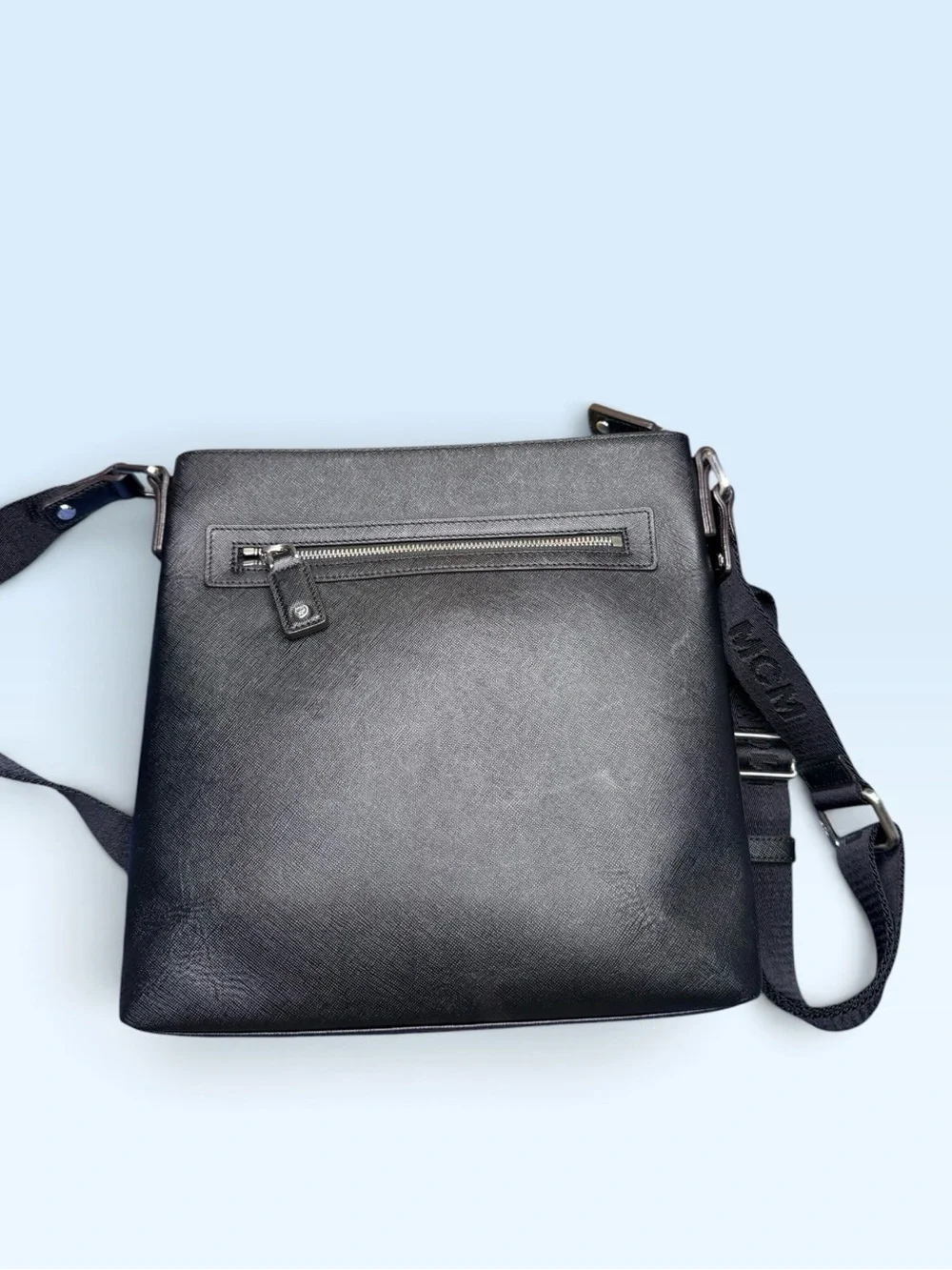 Authentic MCM Black Crossbody Messenger Bag